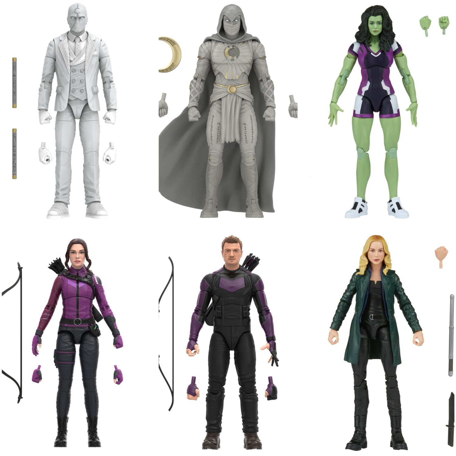 Marvel Legends Moon Knight Mr.Knight Lady Hawkeye Kate Bishop She-Hulk Sharon 6" Action Figure Infinity Ultron BAF Wave Toys